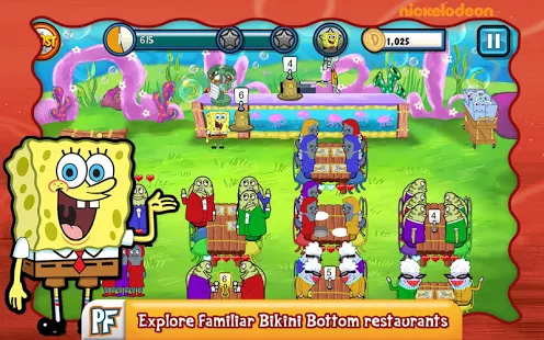 SpongeBob Dinner Dash | Apkplaygame.com