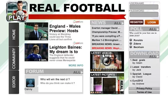 descargar hack real football 2012 android