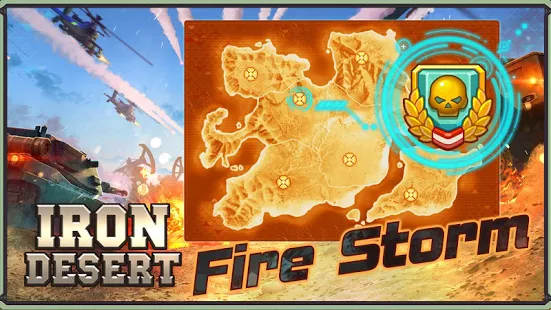 Iron Desert - Fire Storm | Apkplaygame.com