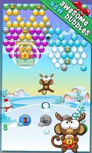 Bubble Monkey Xmas | Apkplaygame.com