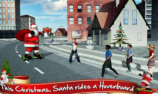 Hoverboard Rider 3D:Santa Xmas | Apkplaygame.com