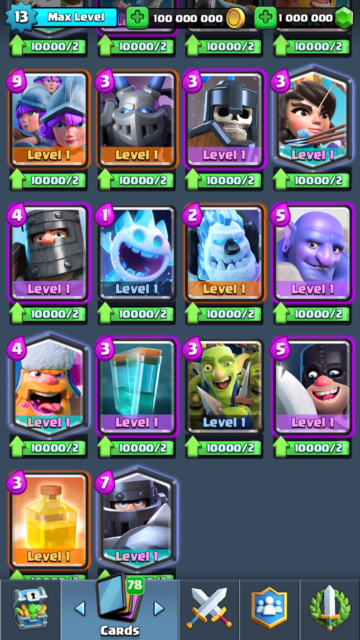 clash royale private server all cards unlocked